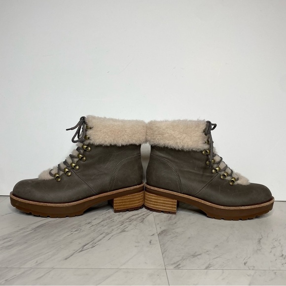 New! Kork Ease Winslet Gray Lace Up Bootie 6M - Picture 8 of 15